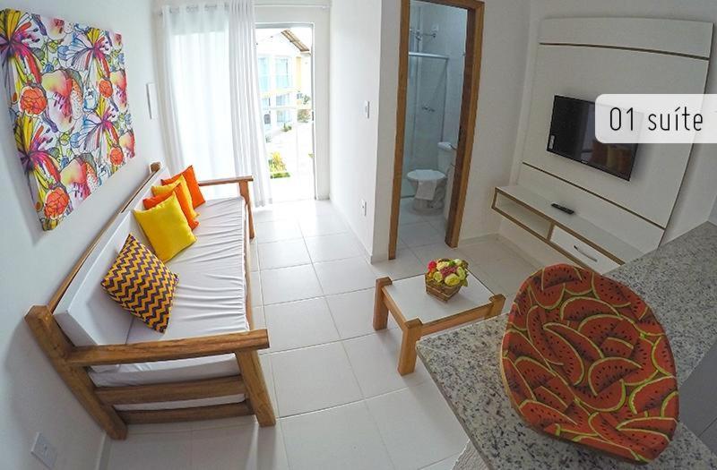 Apartamento na praia Taperapuan/Próx. Axé Moi/Mobiliado Porto Seguro Exterior foto